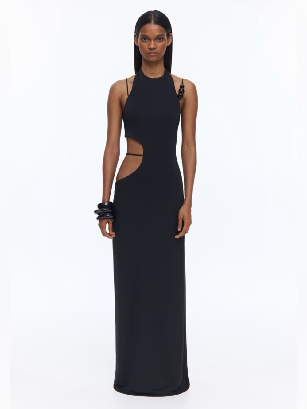 H&M NWT Beaded Cutout Dress